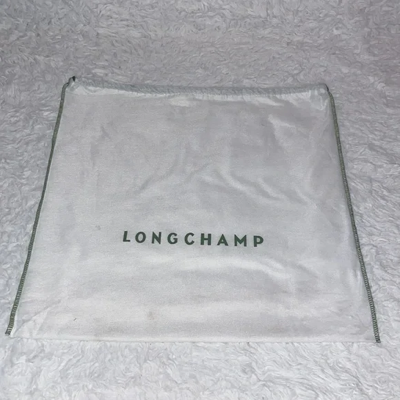 New Longchamp Cavalcade Lambskin Leather Shoulder Tote Bag Purse Black - Picture 16 of 16